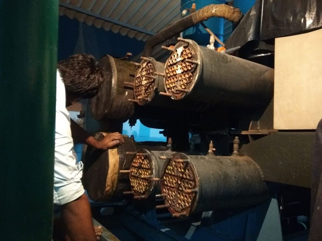 Chiller descaling and tube cleaning