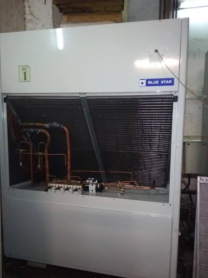 Package unit after servicing