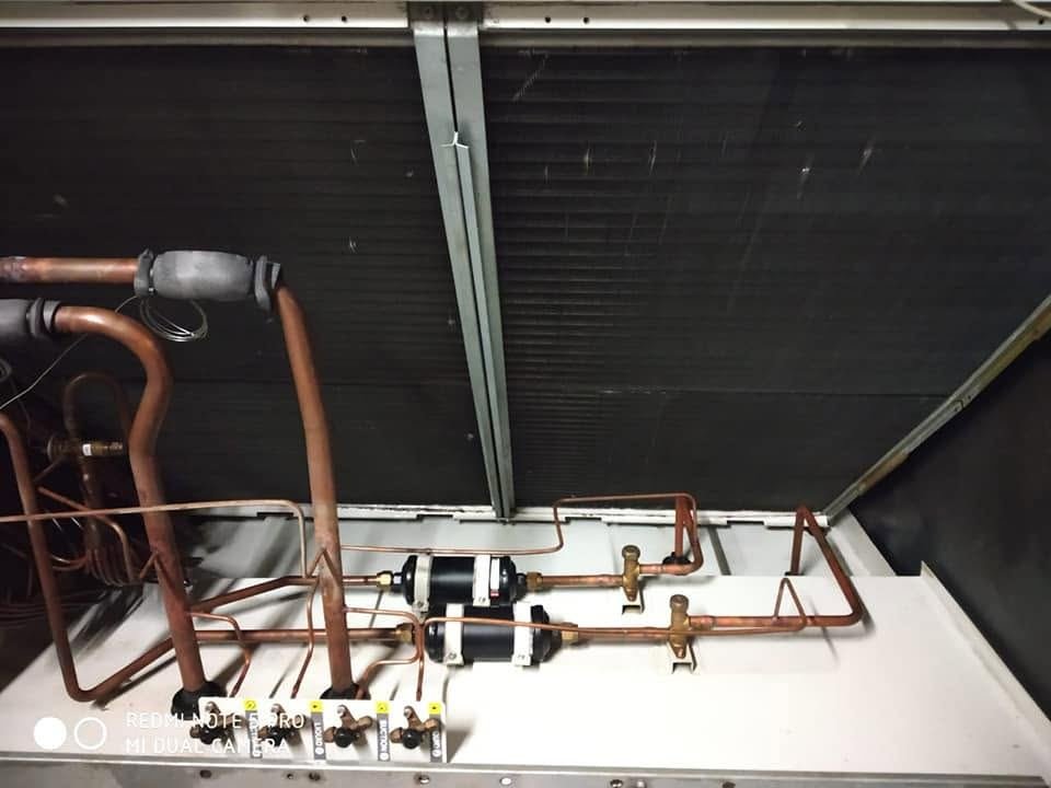 Package unit coil after cleaning