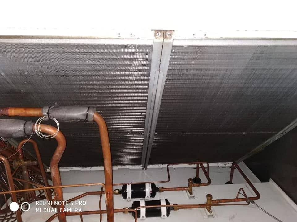 Package unit coil and drier after servicing