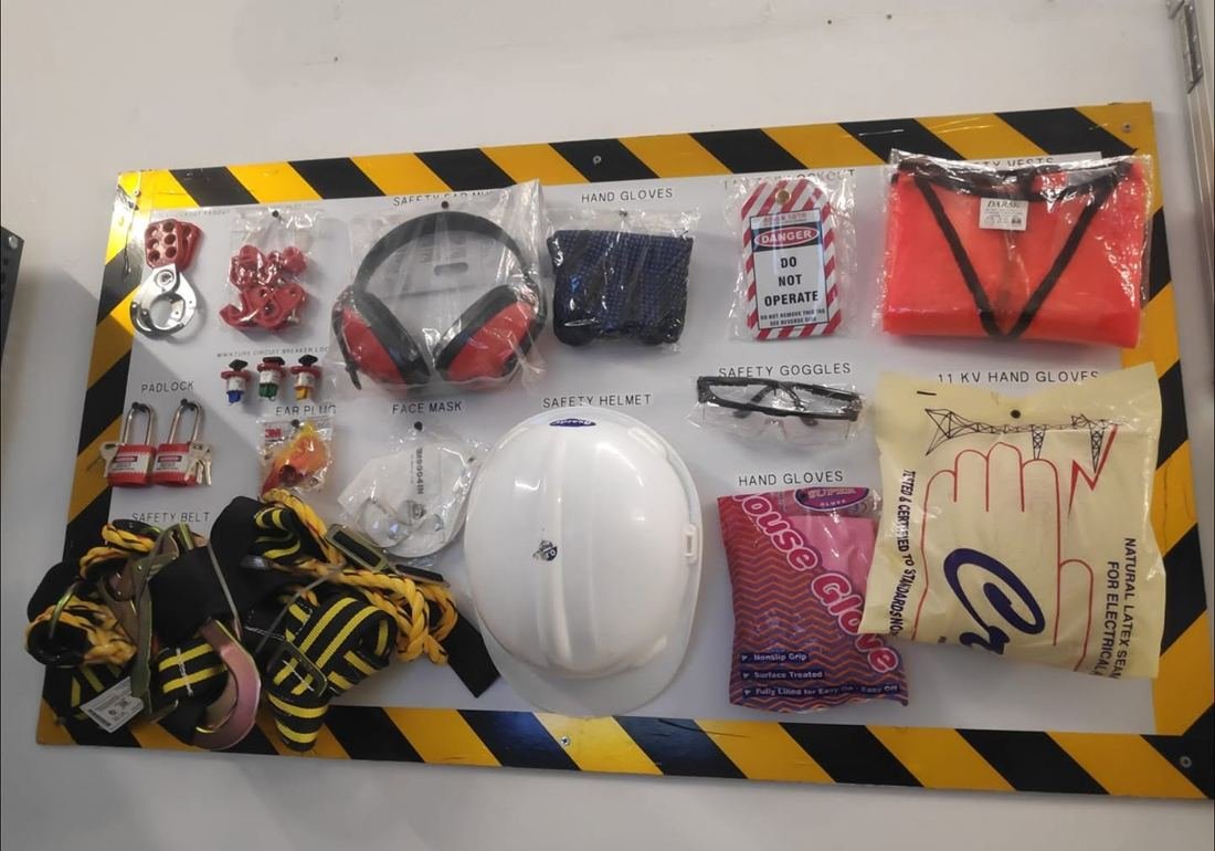 Safety tools and PPE we use on site